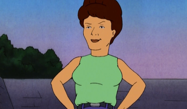 Peggy Hill has a narcissistic personality disorder